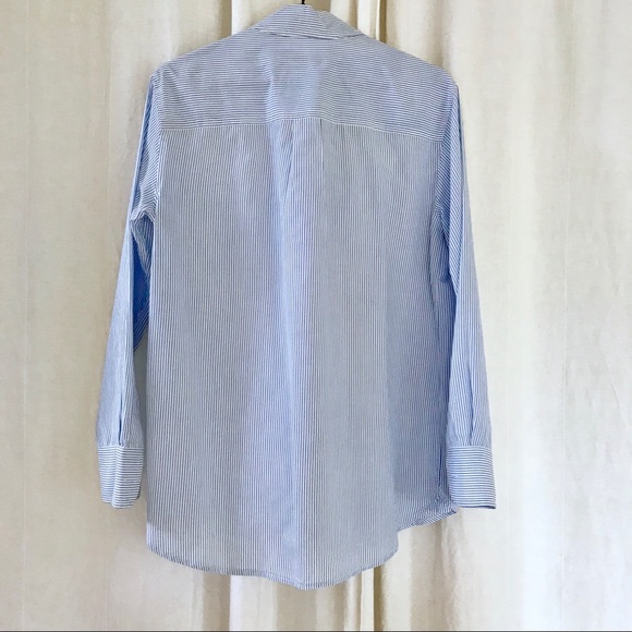 Equipment Pinstripe Blouse - Picture 2 of 8